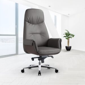 Leather Chair – LC161 | Elegant & Ergonomic Office Chair