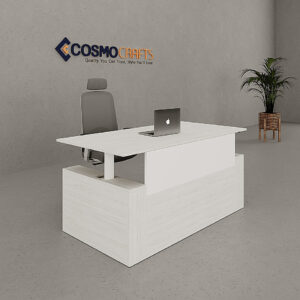 Modern Office Setup With Ergonomic Chair