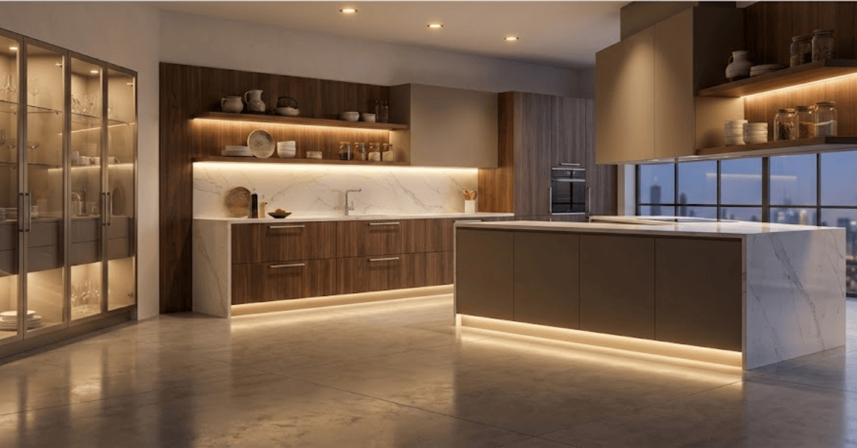 Ambient Lighting How Lighting Transforms Kitchen Spaces