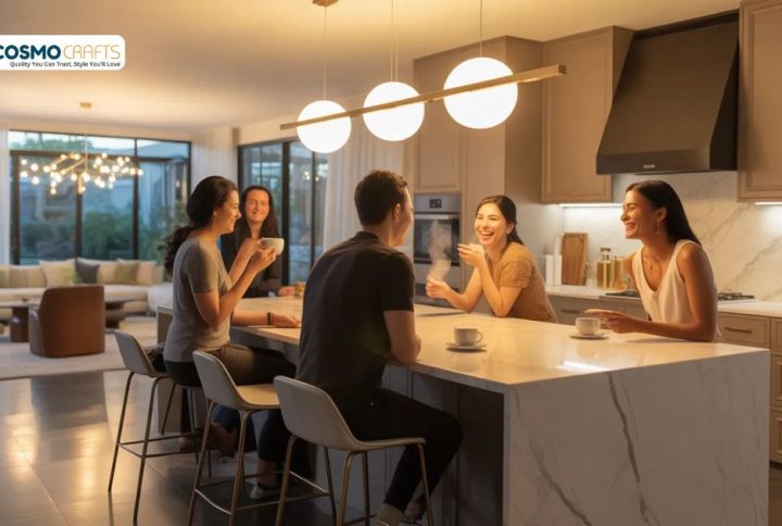 Social Spaces: Designing Kitchen-Centered Work Zones