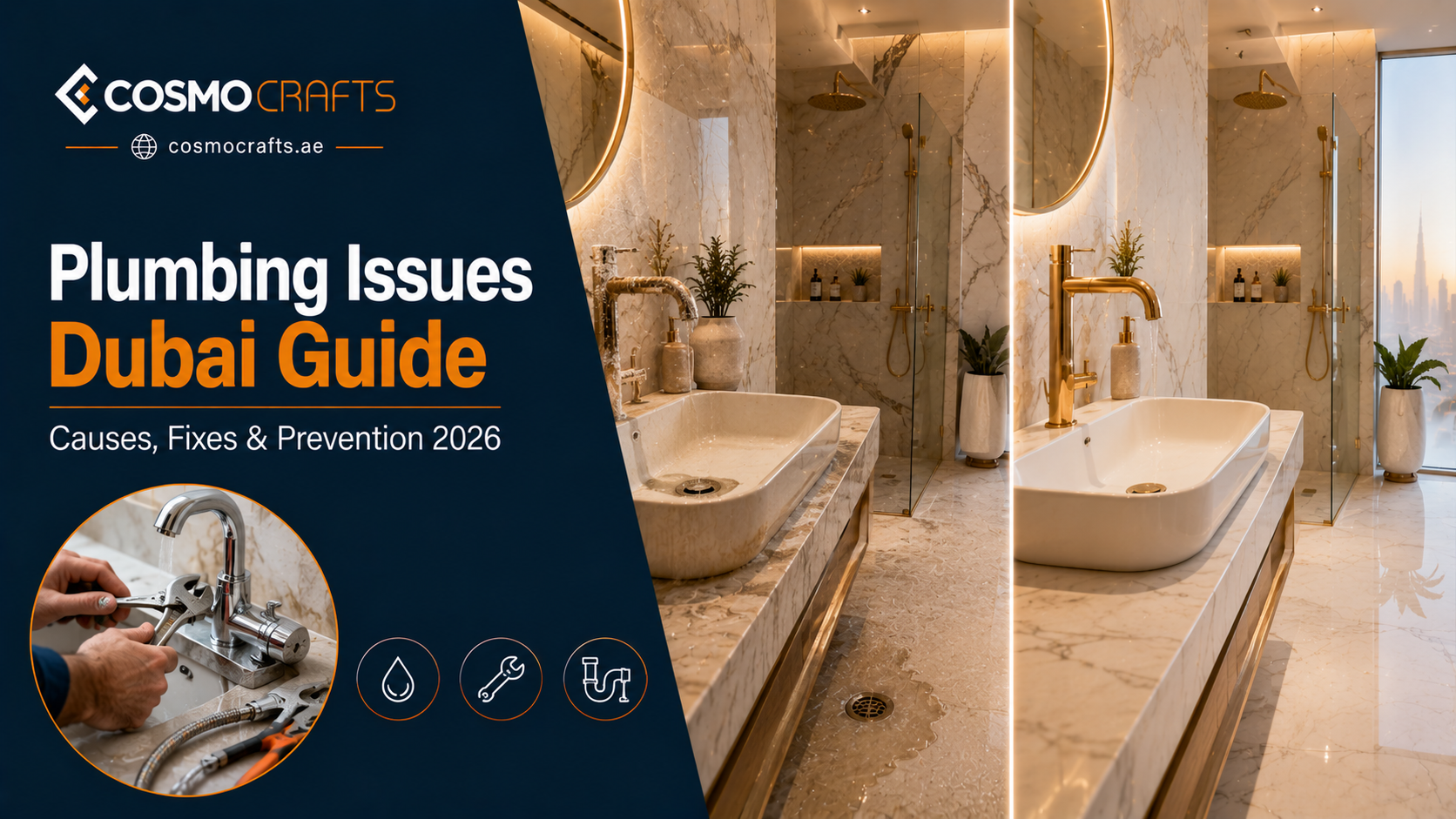 Common Plumbing Issues Dubai Homes — 2026 Guide