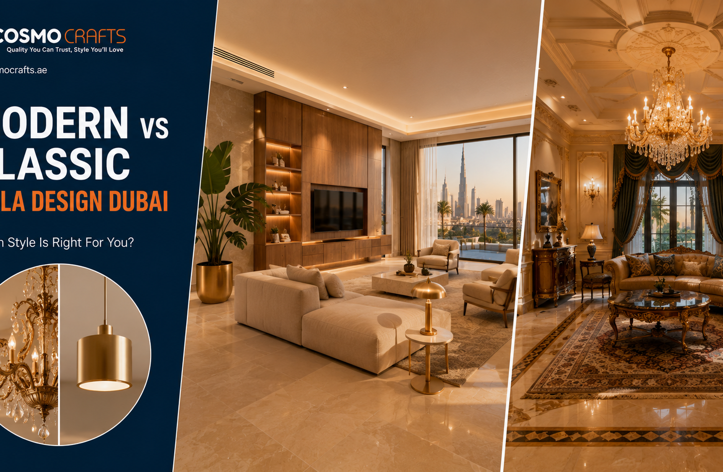 Modern Vs Classic Villa Design In Dubai