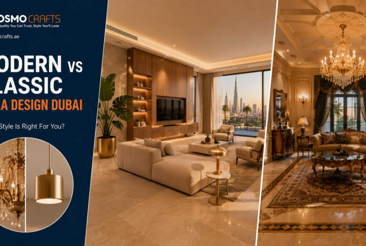 Modern Vs Classic Villa Design In Dubai