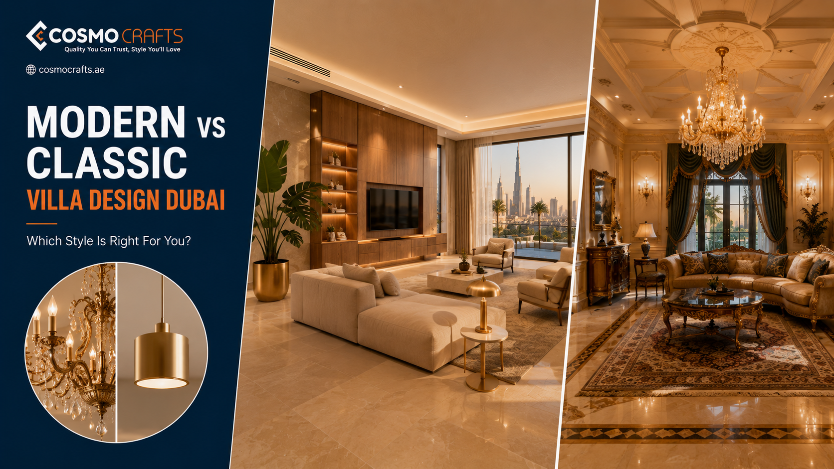 Modern Vs Classic Villa Design In Dubai
